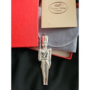 Sterling Silver Christmas Ornament American‎ Heritage Collection Toy Soldier